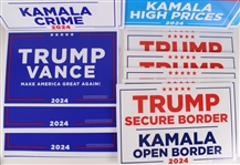 2024 Donald Trump 16x24 Political Yard Signs (Lot of 14)