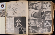 1979-82 Milwaukee Brewers / Bucks & Green Bay Packers Scrapbooks - Lot of 2
