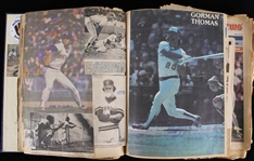 1979-82 Milwaukee Brewers / Bucks & Green Bay Packers Scrapbooks - Lot of 2