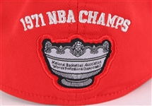 2009-13 Brandon Jennings Milwaukee Bucks Signed 1971 NBA Champs Cap (JSA)