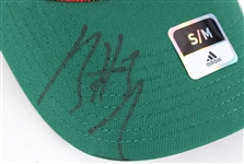2009-13 Brandon Jennings Milwaukee Bucks Signed 1971 NBA Champs Cap (JSA)