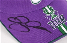 1996-2003 Ray Allen Milwaukee Bucks Signed Player Cap (JSA)