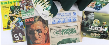 1970's-2000's Green Bay Packers Memorabilia Collection - Lot of 30+ w/ Robert Brooks Signed Items & More (JSA)