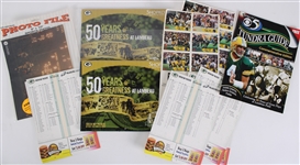 1970's-2000's Green Bay Packers Memorabilia Collection - Lot of 30+ w/ Robert Brooks Signed Items & More (JSA)