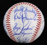 1969 Chicago Cubs Team Signed ONL Giles Baseball w/ 25 Signatures Including Leo Durocher, Ernie Banks, Ferguson Jenkins & More  *JSA Full Letter*