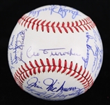 1969 Chicago Cubs Team Signed ONL Giles Baseball w/ 25 Signatures Including Leo Durocher, Ernie Banks, Ferguson Jenkins & More  *JSA Full Letter*