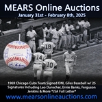 1969 Chicago Cubs Team Signed ONL Giles Baseball w/ 25 Signatures Including Leo Durocher, Ernie Banks, Ferguson Jenkins & More  *JSA Full Letter*