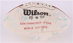 1984 San Francisco 49ers Super Bowl XIX Champions Team Signed ONFL Rozelle Football w/ 24 Signatures Including Joe Montana, Ronnie Lott, Dwight Clark & More (JSA)