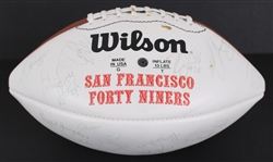 1994 San Francisco 49ers Super Bowl XXIX Champions Team Signed ONFL Tagliabue Autograph Panel Football w/ 42 Signatures Including Steve Young, Jerry Rice, John Taylor & More (JSA)