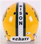 2021 Trey Lance North Dakota State Bison Signed Full Size Display Helmet (JSA / Beckett)