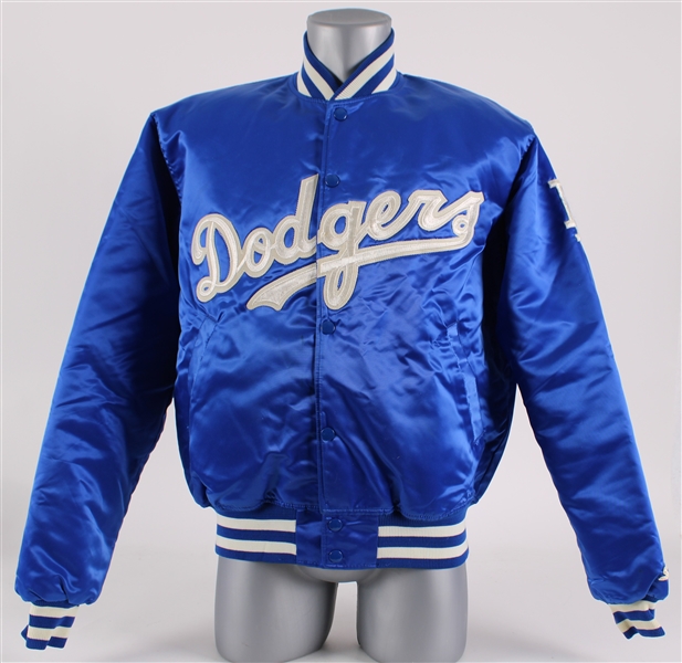 1991 Gary Carter Los Angeles Dodgers Signed Team Warm Up Jacket (MEARS LOA/JSA)