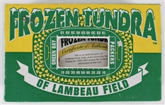 1996-97 Green Bay Packers Lambeau Field MIB Frozen Tundra