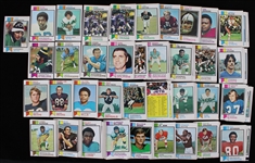 1973 Topps Football Trading Card Collection - Lot of 225