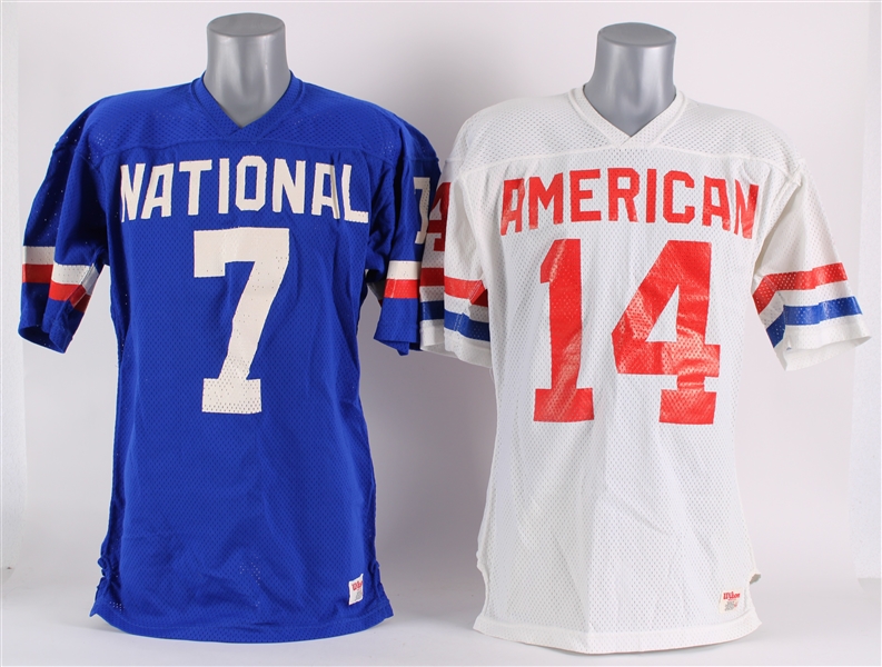 1979-85 NFC & AFC Pro Bowl Jerseys - Lot of 2 (MEARS LOA)
