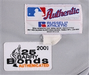 2001 Barry Bonds San Francisco Giants Road Jersey (MEARS LOA)
