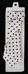 1970s Muhammad Ali World Heavyweight Champion MOC Polka Dot Tie, Bow Tie & Handkerchief Set