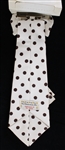 1970's Muhammad Ali World Heavyweight Champion MOC Polka Dot Tie, Bow Tie & Handkerchief Set