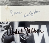 1970's Kareem Abdul Jabbar Milwaukee Bucks Oversize Photo Collection - Lot of 3 w/ 2 Signed (JSA)