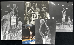 1970s Bob Dandridge Milwaukee Bucks Oversize Mounted Photo Collection - Lot of 5 w/ 3 Signed (JSA)