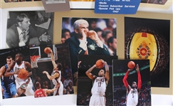 1970s-2000s Milwaukee Bucks 19x26 Framed Photos, Decals & more (Lot of 45)