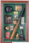 1940s-2000s Baseball, Football Framed Photos, Helmet, Trading Cards & more (Lot of 100+)