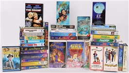 1980s-2000s VHS & DVD Collection Including Disney, The Wizard of Oz & more (Lot of 36)