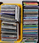 1980s-90s Massive CD Collection w/ Cassette Deck, CD Player & more (Lot of 150+)