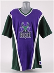 1994-96 Milwaukee Bucks Warm Up Shirt Attributed to Glenn Robinson (MEARS LOA) 