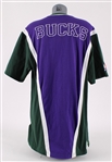 1994-96 Milwaukee Bucks Warm Up Shirt Attributed to Glenn Robinson (MEARS LOA) 