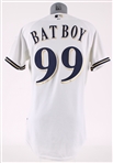 2008 Milwaukee Brewers Team Issued Bat Boy Home Jersey (MEARS LOA / MLB Hologram)