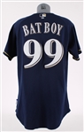 2010 Milwaukee Brewers Team Issued Bat Boy Road Jersey (MEARS LOA / MLB Hologram)