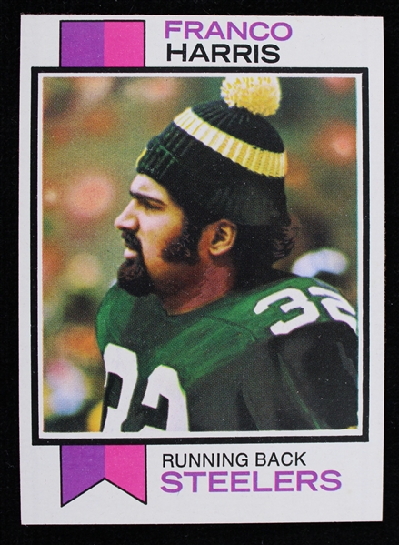 1973 Franco Harris Pittsburgh Steelers Topps Trading Card #89 (Rookie Card)