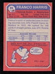 1973 Franco Harris Pittsburgh Steelers Topps Trading Card #89 (Rookie Card)