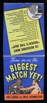 1936 Joe Louis vs Max Schmeling Matchbook with Full Match Set