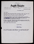 1962 Angelo Dundee (d.2012) (Former Corner Man/Trainer of Muhammad Ali) Signed Letter