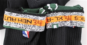 2017-18 NBA Authentics Uniform Socks Attributed to Giannis Antetokounmpo (MEARS LOA)