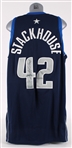 2004-05 Jerry Stackhouse Dallas Mavericks Signed Game Worn Road Jersey (MEARS A5 / JSA)