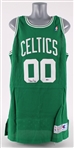 1992-93 Robert Parish Boston Celtics Signed Road Jersey (MEARS A5 / Upper Deck)