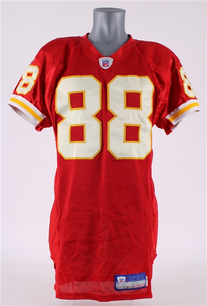 2005 Tony Gonzalez Kansas City Chiefs Game Worn Home Jersey (MEARS A5)
