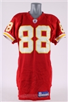 2005 Tony Gonzalez Kansas City Chiefs Game Worn Home Jersey (MEARS A5)