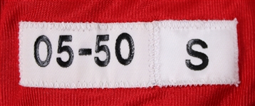 2005 Tony Gonzalez Kansas City Chiefs Game Worn Home Jersey (MEARS A5)