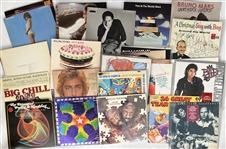 1970s-2000s Massive Vinyl Collection w/ 7" Records (Lot of 140+)