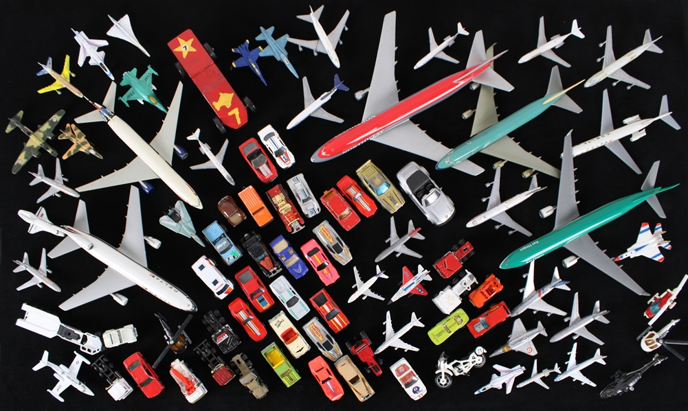 Vintage Salesman Sample Airplanes, Hot Wheels, & Matchbox (Lot of 75+)