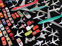 Vintage Salesman Sample Airplanes, Hot Wheels, & Matchbox (Lot of 75+)