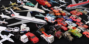 Vintage Salesman Sample Airplanes, Hot Wheels, & Matchbox (Lot of 75+)