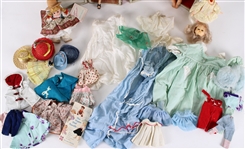 1950s-1980s Jill Doll w/ Case, Ginny Dolls & Accessories (Lot of 35)