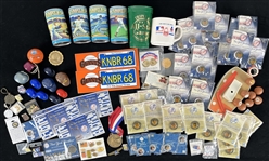 1950s-2000s MLB Souvenir Helmets, Schedules, Patches & more (Lot of 90+)