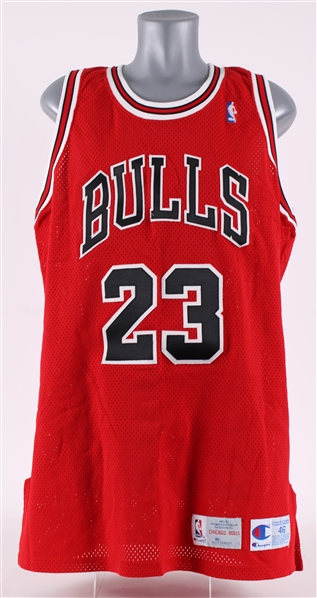 1992-93 Michael Jordan Chicago Bulls Pro Cut Road Jersey (MEARS A5)