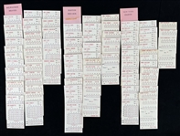 1955 Replay Games Baseball Board Game Team Card Sets - Lot of 16 Teams
