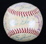 1953 St. Louis Cardinals Team Signed ONL Giles Baseball w/ 28 Signatures Including Stan Musial, Red Schoendienst, Enos Slaughter & More (Full JSA Letter)